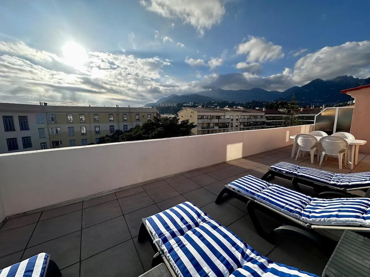 904 - Rooftop In City Center, Beach 100M Away Menton 0*,  France