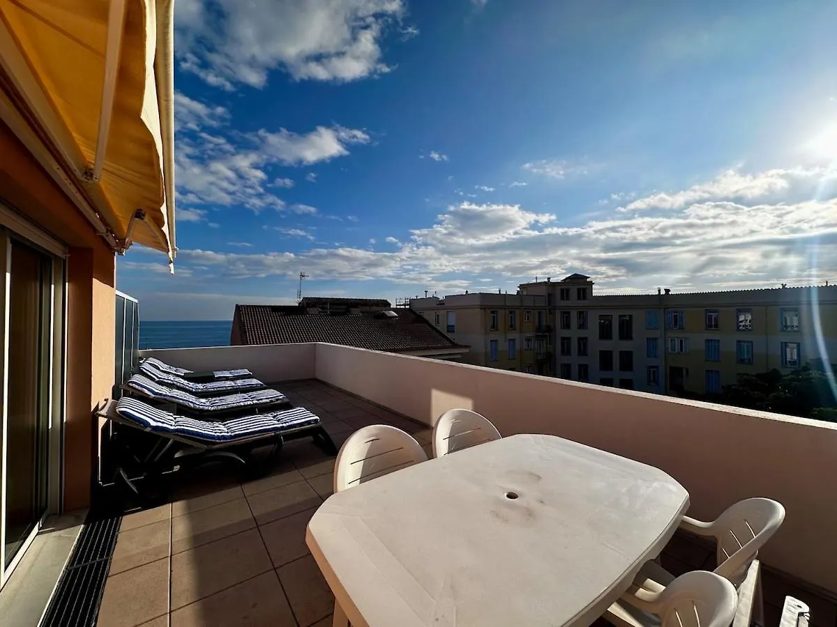 904 - Rooftop In City Center, Beach 100M Away Menton 0*,  France